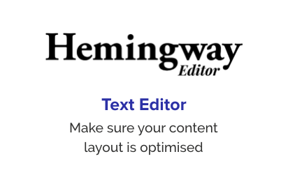 hemingway editor